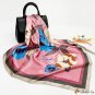 Spring and autumn new 90cm silk scarf women simulation silk square scarf fashion scarf headscarf