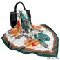 Spring and autumn new 90cm silk scarf women simulation silk square scarf fashion scarf headscarf
