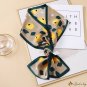 Sweet long section thin narrow long strip small silk scarf female French hair tie scarf thin narrow