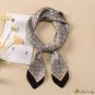 Silk scarf small square scarf women 70cm small scarf hair tie scarf thousand bird check silk scarf