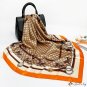 Silk scarf ladies simulation silk scarf 90cm square scarf scarf headscarf shawl