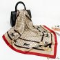 Silk scarf ladies simulation silk scarf 90cm square scarf scarf headscarf shawl