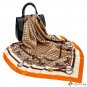 Silk scarf ladies simulation silk scarf 90cm square scarf scarf headscarf shawl