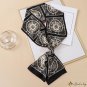 The new small long scarf thin section small silk scarf thin narrow long small neck scarf tie hair do