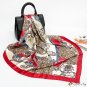 New silk scarf simulation silk printing silk scarf 90cm square scarf scarf headscarf shawl