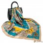 New silk scarf simulation silk printing silk scarf 90cm square scarf scarf headscarf shawl