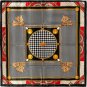 90cm bird check printing silk scarf women's new simulation silk square scarf scarf headscarf