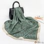 Silk scarf women square scarf 90cm simulation silk scarf spring and summer new headscarf printing sh