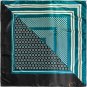 Simulation silk scarf women 90cm large square scarf new polka dot colorful printing silk scarf shawl