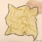 New 70cm simulation silk scarf paragraph simple pure color thin sarong pearl small square scarf scar