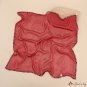 New 70cm simulation silk scarf paragraph simple pure color thin sarong pearl small square scarf scar