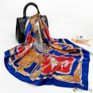90cm silk scarf female new simulation silk printing square scarf scarf silk shawl headscarf