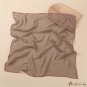 Spring and summer new 70cm silk scarf women solid color silk scarf thin section cloud yarn small squ