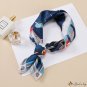 Twill silk small square scarf 53cm printed silk scarf women's Variety scarf