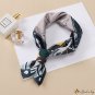 Twill silk small square scarf 53cm printed silk scarf women's Variety scarf