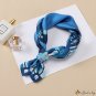 Twill silk small square scarf 53cm printed silk scarf women's Variety scarf