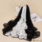 Spring and summer new gauze beach towel shawl long silk scarf female long section scarf