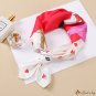 Twill silk scarf 53cm small square scarf simulation silk printing silk scarf ladies