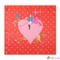 Twill silk scarf 53cm small square scarf simulation silk printing silk scarf ladies
