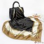 New simulation silk scarf geometric lines printed square scarf 90cm headscarf scarf shawl