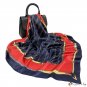 New simulation silk scarf geometric lines printed square scarf 90cm headscarf scarf shawl