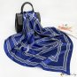 New 90cm large square scarf ladies simulation silk scarf printing turban scarf shawl