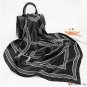 New 90cm large square scarf ladies simulation silk scarf printing turban scarf shawl