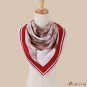 Twill silk scarf 90cm large square scarf spring and autumn new ladies turban scarf shawl silk scarf