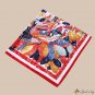 Spring and autumn new twill silk scarf 90cm large square scarf women's headscarf scarf shawl silk sc