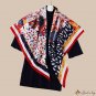 Spring and autumn new twill silk scarf 90cm large square scarf women's headscarf scarf shawl silk sc