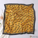 New printing 70cm small square scarf silk scarf women simulation silk shawl decorative neck scarf si