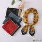 New printing 70cm small square scarf silk scarf women simulation silk shawl decorative neck scarf si