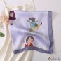 Silk scarf small square scarf spring new simple hair tie scarf thin section small silk scarf