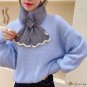 New imitation rabbit fur scarf autumn and winter fur collar knitting cross scarf fashion warm female