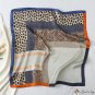Silk scarf small square scarf spring new French hair tie scarf thin section decorative small silk sc