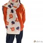 Autumn and winter scarf female new paragraph strawberry print scarf imitation cashmere large shawl