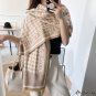 Thousand birds check scarf female winter new plaid imitation cashmere scarf warm shawl thickening