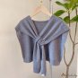 Knitted shawl women's autumn and winter false collar small shawl protection cervical collar hitching