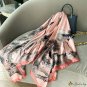 Chinese wind printing long scarf new crane long section silk scarf beach scarf shawl scarf female
