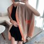 Warm scarf female autumn and winter new double-sided imitation cashmere thickened large shawl