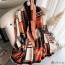 Plaid horse scarf female new sweet imitation cashmere scarf winter female warm medium-length scarf s