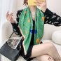 New 90cm silk scarf twill silk large square scarf ladies when printed headscarf shawl