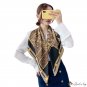Season new 90cm large square scarf female elegant twill silk fashion chain printing silk scarf neck 