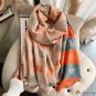 New imitation cashmere scarf winter female warm butterfly print scarf sweet shawl scarf in long scar