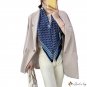 New twill silk large square scarf ladies printing scarf silk scarf luxury headscarf shawl