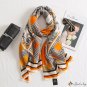 Cotton and linen feel colorful scarf female winter warm dual-use shawl spring and autumn sarong beac