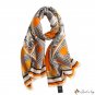 Cotton and linen feel colorful scarf female winter warm dual-use shawl spring and autumn sarong beac