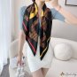 Spring and summer new letter silk scarf sweet printing large square scarf female scarf twill silk he