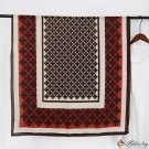New cotton linen hand printed silk scarf long scarf female fashion spring and autumn thin section sh