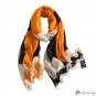 Spring new decorative scarves female fashion flow decorative shawl spell color silk scarf beach scar